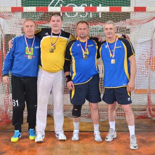 4 musketieri - Eiropas Strādājošo sporta spēļu 2013. čempioni Šauļu Žemaitijas sastāvā